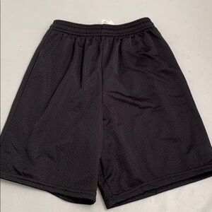 Alleson black mesh athletic shorts L